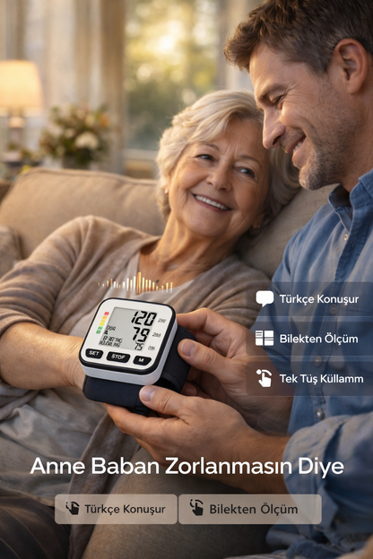 Konuşan Bilekten Tansiyon Ölçme Aleti