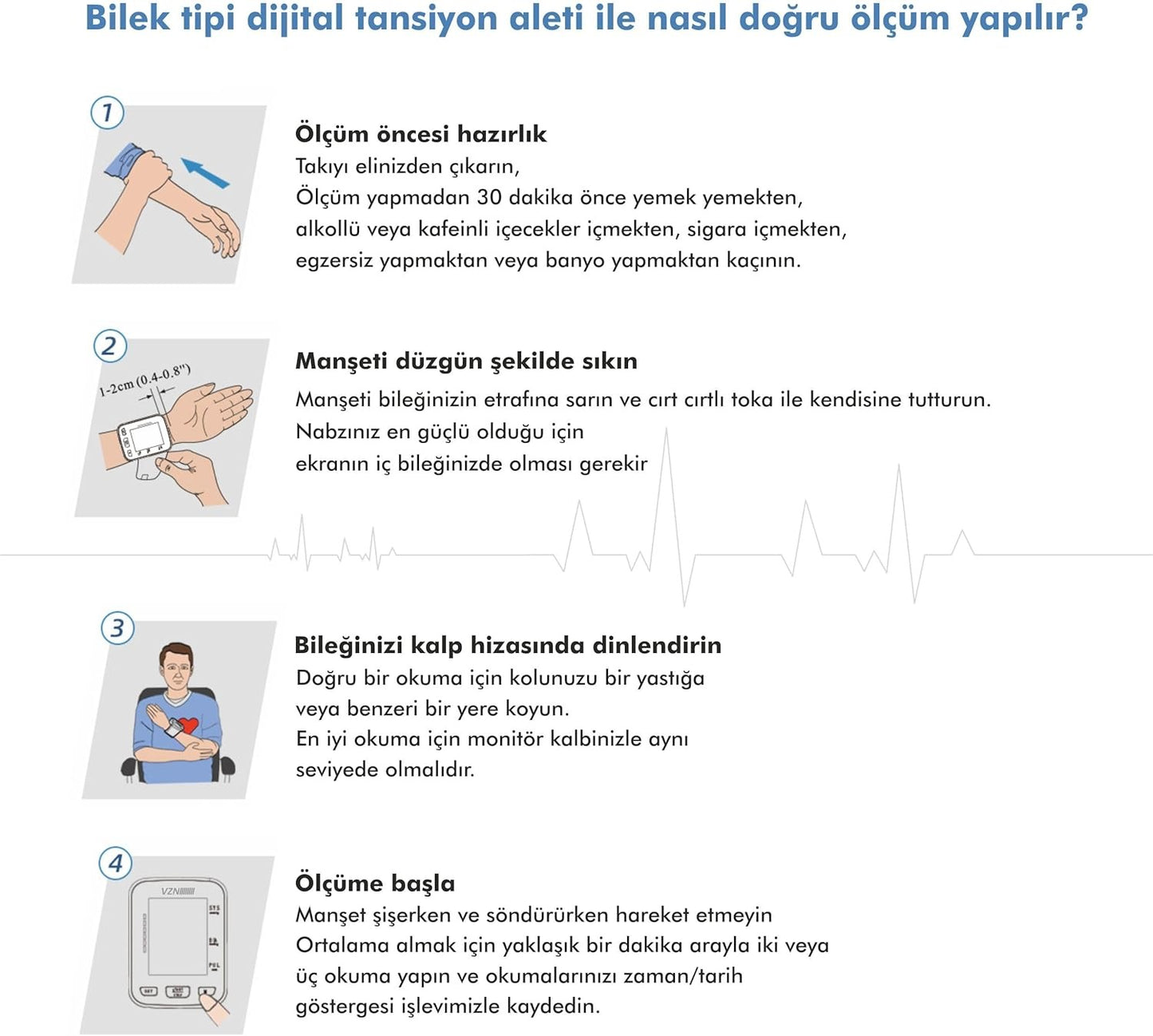 Konuşan Bilekten Tansiyon Ölçme Aleti